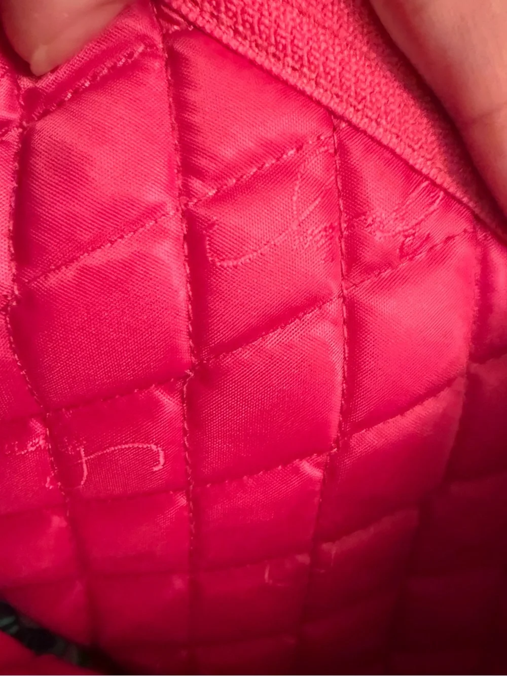 Vera Bradley Pink Green Floral Quilted Crossbody Shoulder Bag Retired Pattern